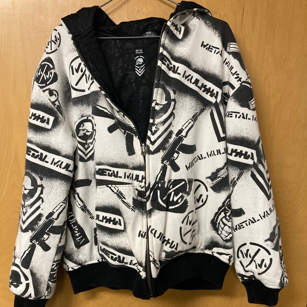 METAL MULISHA ZIP JACKET RN#120953 MEDIUM